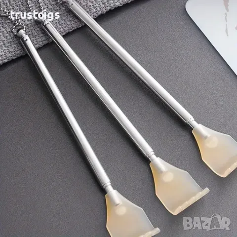 Пластмасова телескопична чесалка за гръб, снимка 4 - Масажори - 47390154