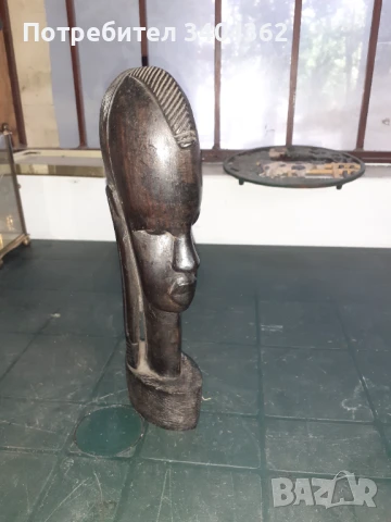 Дърворезба абанос статуетка фигура дърво Африка, снимка 2 - Антикварни и старинни предмети - 50851442