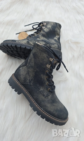 Детски боти естествена кожа подплатени с вълна №30 - НОВИ, снимка 8 - Детски боти и ботуши - 52219498