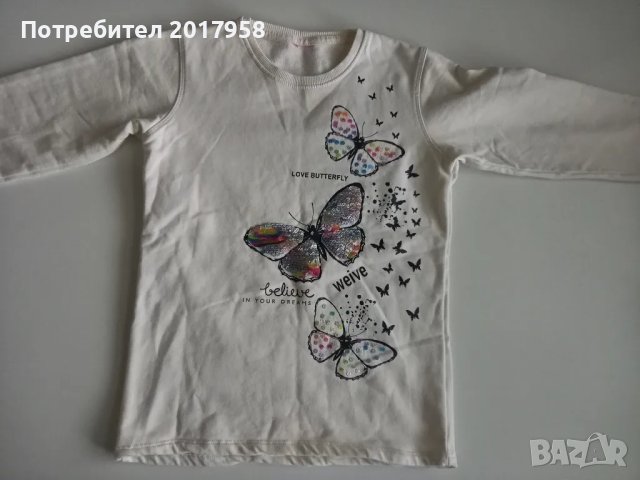 Блузи и/или суитшърти 134см, снимка 9 - Детски анцузи и суичери - 35179014