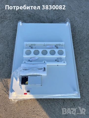 Инфрачервен отоплителен панел огледало за баня 800х600 250W, снимка 5 - Отоплителни печки - 52067435