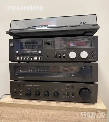 🔊Ретро аудио сет - система TECHNICS - усилвател, тунер, дек и грамофон + опция колони🔊, снимка 2 - Аудиосистеми - 56091726