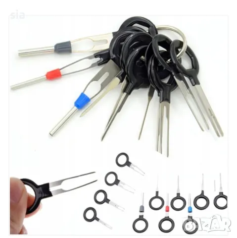 Комплект за демонтаж на контактни клеми от куплунзи на електрически инсталации ,11бр