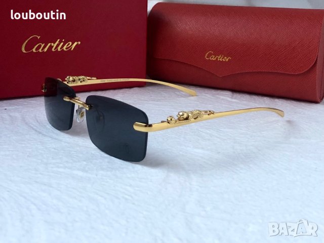 Cartier висок клас слънчеви очила Мъжки Дамски слънчеви 4 цвята, снимка 11 - Слънчеви и диоптрични очила - 41937840