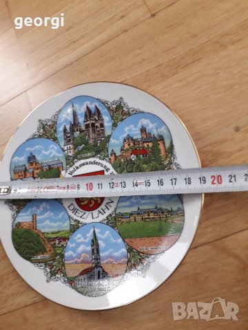 Немска порцеланова декоративна чиния , снимка 6 - Декорация за дома - 34406009