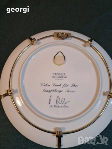 декоративна порцеланова чиния за стена Villeroy & boch 27/3, снимка 5 - Декорация за дома - 51573673