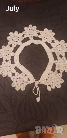 Плетени якички на една кука , снимка 4 - Други - 39000053