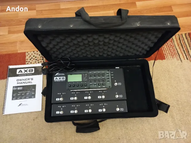 Китарен процесор/modeler FRACTAL AX8 + чанта, снимка 6 - Други - 48843636