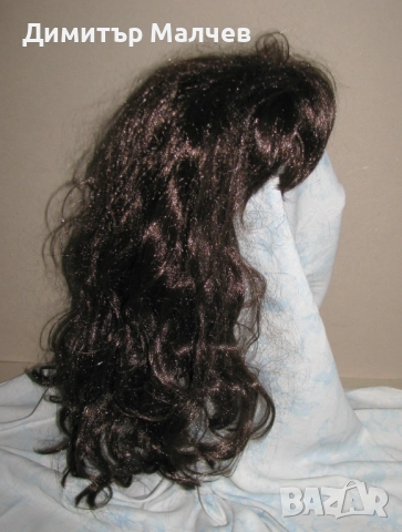 Перука от изкуствена коса 60 см вълниста, отлична, снимка 5 - Други - 52020389