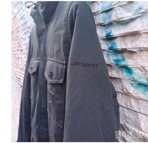 Дамско водоотблъскващо яке Carhartt W'S Mountain Coat Asphalt с дебела подплата = размер S, снимка 5 - Якета - 51913077