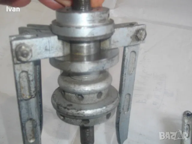 NEXUS СКОБА ЗА ВАДЕНЕ ЧЕРУПКИ ЛАГЕРИ ПЕТРАМЕННА Старо качество масивна с 5 резервни рамена, снимка 14 - Други инструменти - 47876180