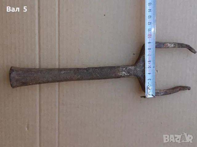 Стара наковалня за клепане на коса , инструмент, снимка 3 - Антикварни и старинни предмети - 49585895