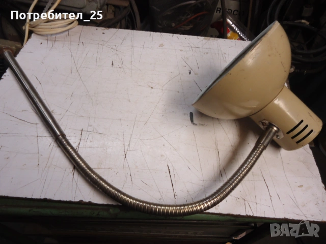 Ретро работна лампа, снимка 7 - Настолни лампи - 53436344