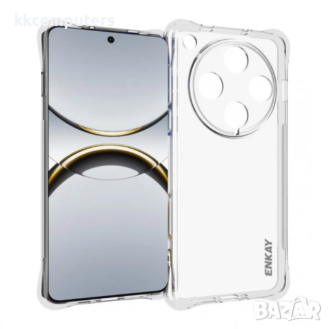 Oppo Find X8 Pro 5G Удароустойчив ENKAY Силиконов Калъф и Протектор 