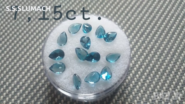 Син топаз 7,15ct.