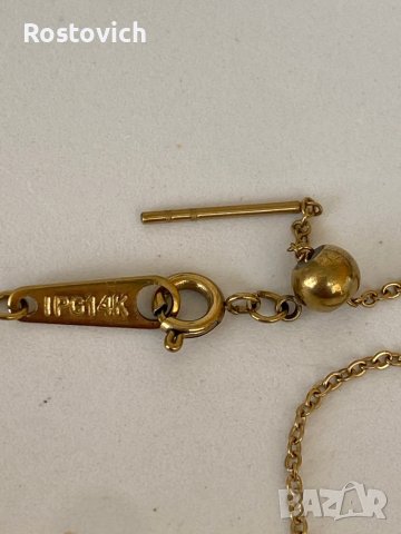Верижка с висулка, позлатена IPG14K., снимка 3 - Колиета, медальони, синджири - 41430967