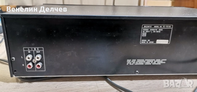 Касетен дек Sony TC-FX110, снимка 7 - Декове - 53470234