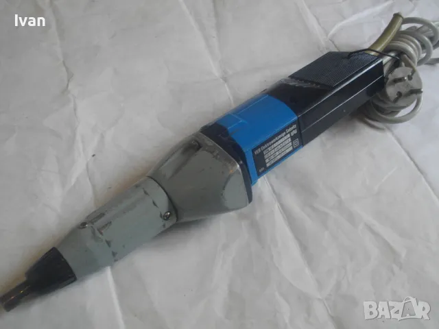 Промишлен Индустриален ЕЛЕКТРИЧЕСКИ ПРАВ ШЛАЙФ за завинтване винтове М3-М6 ГДР SMALCALDA VEB DDR , снимка 16 - Други инструменти - 47601423