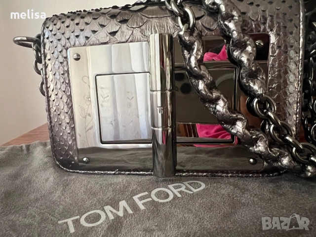 Tom Ford Natalia чанта питон, снимка 2 - Чанти - 52165528