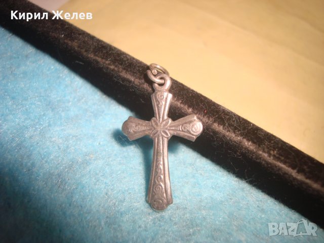 СТАРО ОРНАМЕНТИРАНО СРЕБЪРНО или ПОСРЕБРЕНО КРЪСТЧЕ МАЙСТОРСКА ИЗРАБОТКА 25661