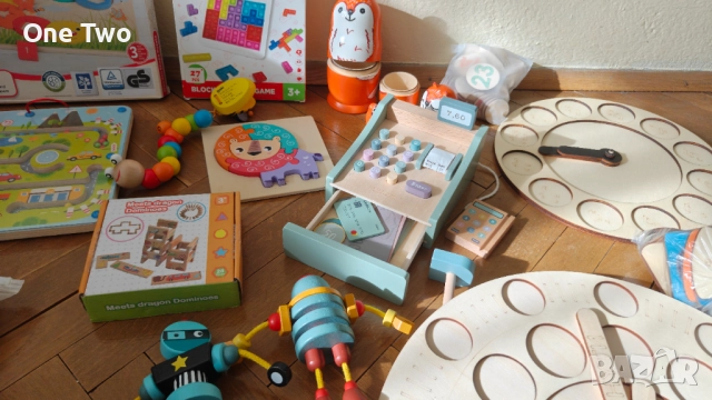 Запазени дървени образователни играчки за деца (2-3 г.) – Монтесори, снимка 8 - Образователни игри - 52532671