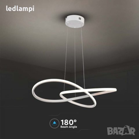 LED Полилей 20W Бял Топло Бяла Светлина, снимка 2 - Полилеи - 41395433