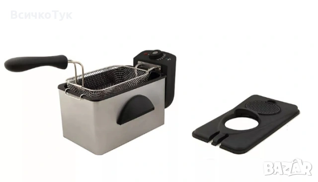 ✨Фритюрник Voltz V51980H, 2 литра, 2000W, Разглобяем, Инокс 