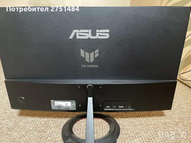 Монитор ASUS TUF Gaming VG279Q3R 27″ Fast IPS 180Hz 1ms, снимка 4 - Монитори - 55817110
