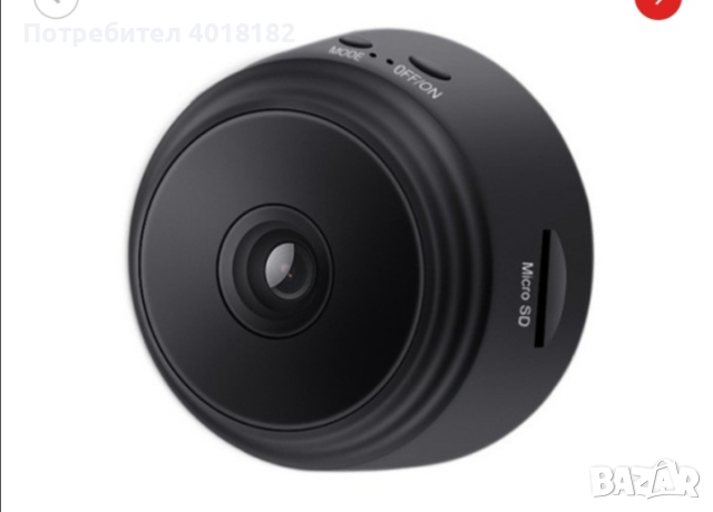 Wifi мини камера за видеонаблюдения, нова, снимка 4 - IP камери - 44760116