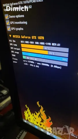 Видеокарта GTX 1070 + Водно охлаждане EK predator 240, снимка 10 - Видеокарти - 50366877