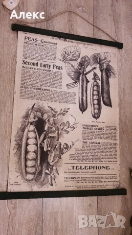  Голямо пано-Лен, 75см/55см, снимка 2 - Пана - 39072058