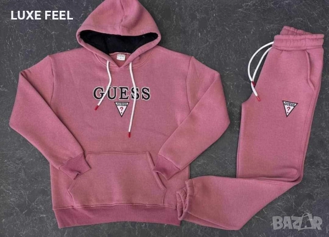 Дамски Ватиран Комплект-лого Бродирано ⚜️Guess, снимка 2 - Спортни екипи - 52644466