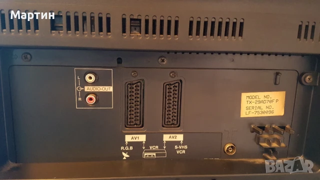 Panasonic TV TX-29AD70F/P, снимка 7 - Телевизори - 51177241