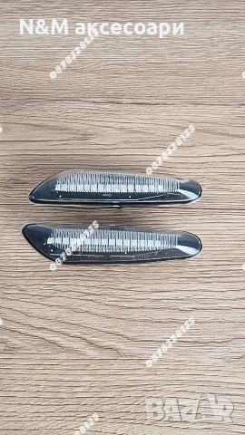 Кристални динамични LED мигачи за BMW – динамични LED мигачи за БМВ калници