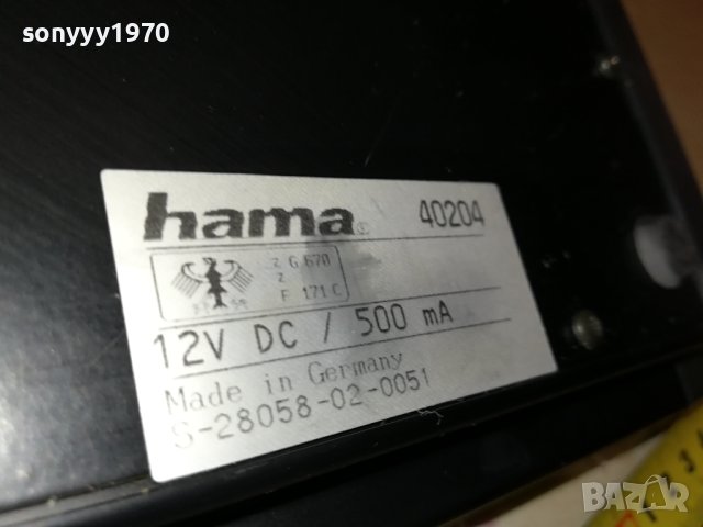 HAMA-GERMANY 1608231705LNV, снимка 8 - Ресийвъри, усилватели, смесителни пултове - 41876101