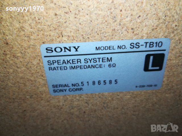 SONY-ТОНКОЛОНИ 1010231109L2EK, снимка 16 - Тонколони - 42506082