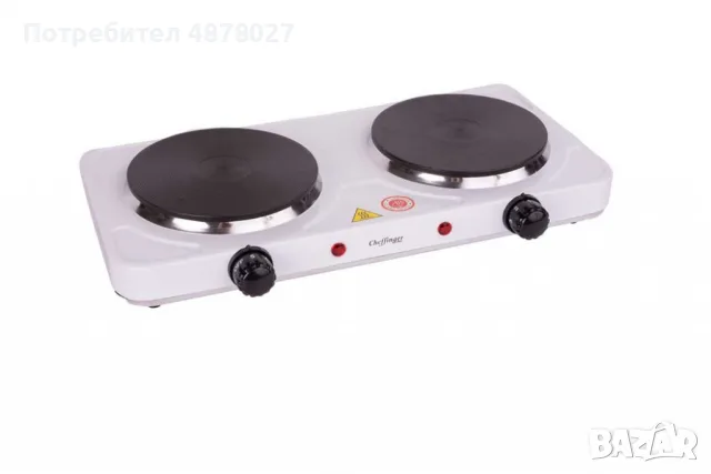 Електрически двоен котлон Cheffinger CF-EHD1000, снимка 2 - Котлони - 55709734