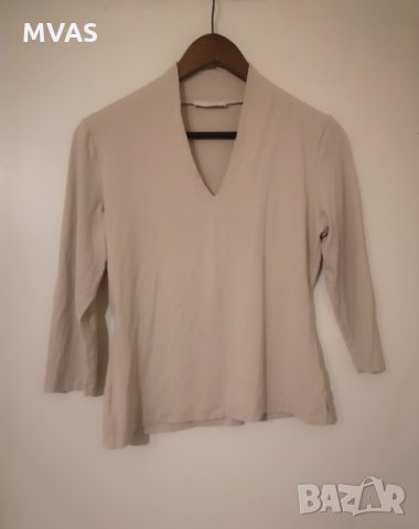 Нова блуза телесен цвят светло бежова M размер, снимка 1 - Блузи с дълъг ръкав и пуловери - 35801185