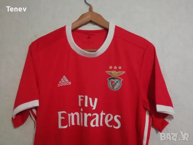 Бенфика оригинална нова футболна тениска фланелка L Adidas Benfica , снимка 4 - Тениски - 49681458