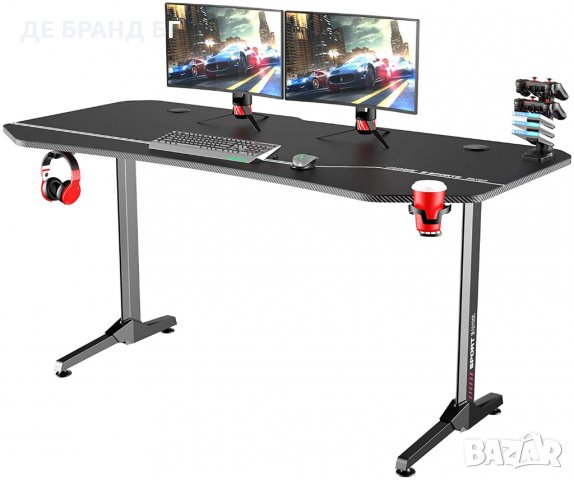 Геймърско бюро с аксесоари L012-NE-1675, снимка 7 - Бюра - 35885675