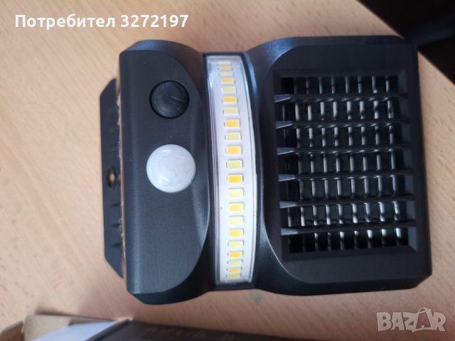  Соларна Лапа 2в1 лампа против комари +лампа за осветление,инфрачервен сензор,водоустойчива , снимка 8 - Соларни лампи - 41767656