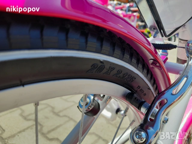 MONI Велосипед 20" 2081 розов, снимка 9 - Велосипеди - 53773418