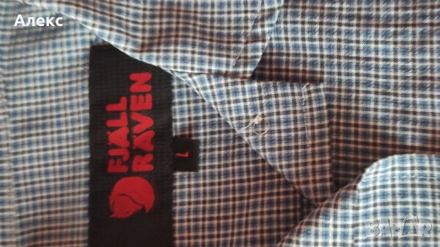 Fjällräven мъжка риза къс ръкав размер Л, снимка 5 - Ризи - 53290960