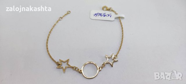 Нова-Златна гривна-2,15гр/14кр, снимка 4 - Гривни - 40882452