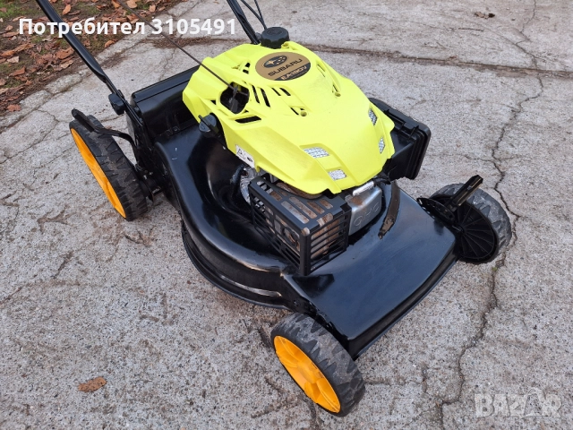 Косачка Husqvarna Subaru 5.5 к.с. 51см нож мулчираща големи гуми, снимка 12 - Градинска техника - 52238948