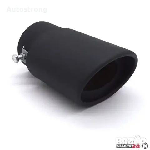 Накрайник за ауспух MT-5 - черен мат, снимка 1