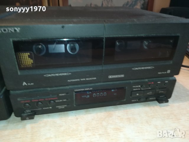 sony cd receiver+sony deck-made in japan 0103221838, снимка 3 - Ресийвъри, усилватели, смесителни пултове - 35960863