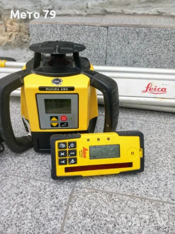 Ротационен лазерен нивелир Leica Rugby 680/ 635 nm, снимка 1