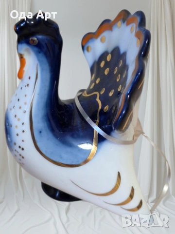 Руски порцелан, ЛФЗ: солница/пиперник Пуйка и Петел , снимка 6 - Други - 53759743