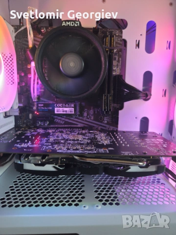 Геймърски компютър Ryzen 5 5500 / RX 580 8GB / 16GB RAM / 512GB NVMe, снимка 3 - Геймърски - 53683708